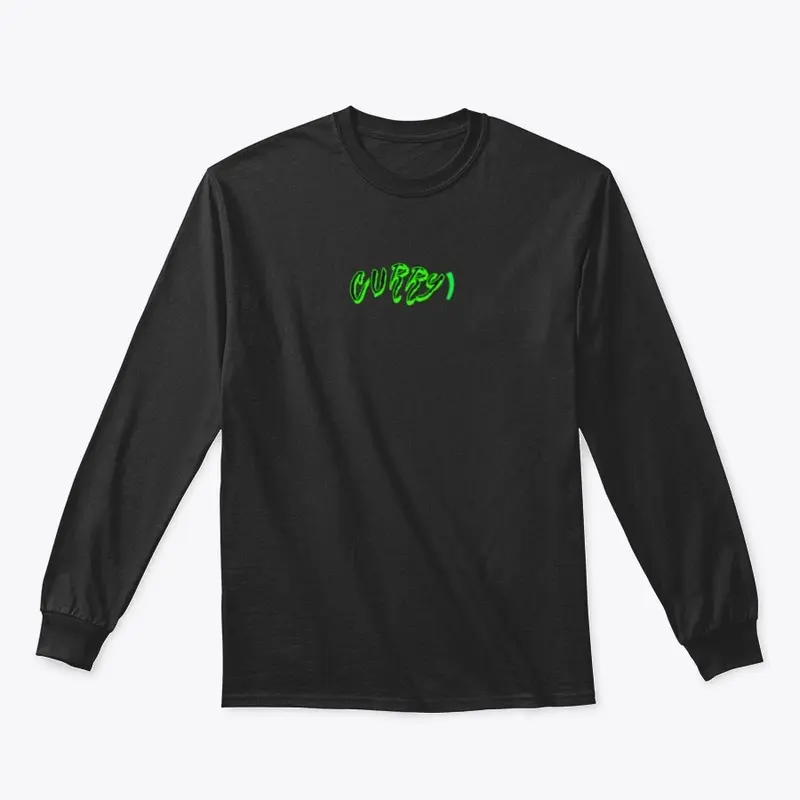 CURRY GREEN ANIMATION HOODIE