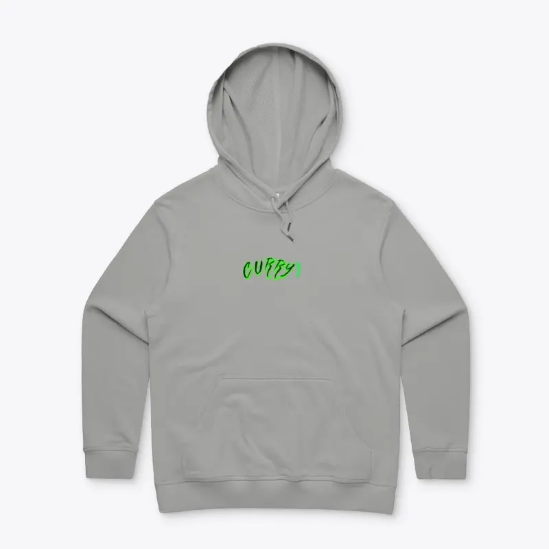 CURRY GREEN ANIMATION HOODIE